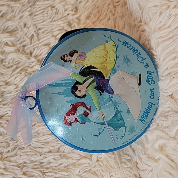 Disney Parks Princess Metal Ornament Blue - Picture 1 of 7